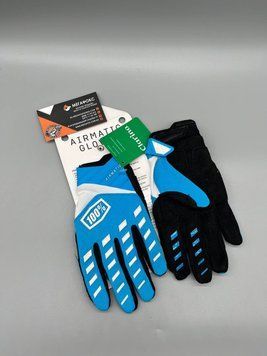 Перчатки Ride 100% AIRMATIC Glove Blue M  124384 фото