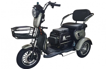 Електротрицикл Corso Logan 1200W 72V/23Ah | Сірий MF-0282-1 фото