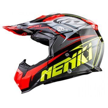 Шолом Nenki MX-315, Крос, Red/Yellow/Grey 149769 фото