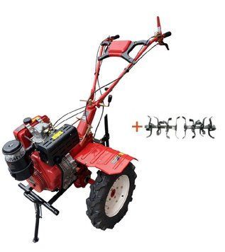 Мотоблок Forte 1350Е-3 NEW (колеса 12) + Фреза (Заводська Упаковка) MB-0156-1 фото
